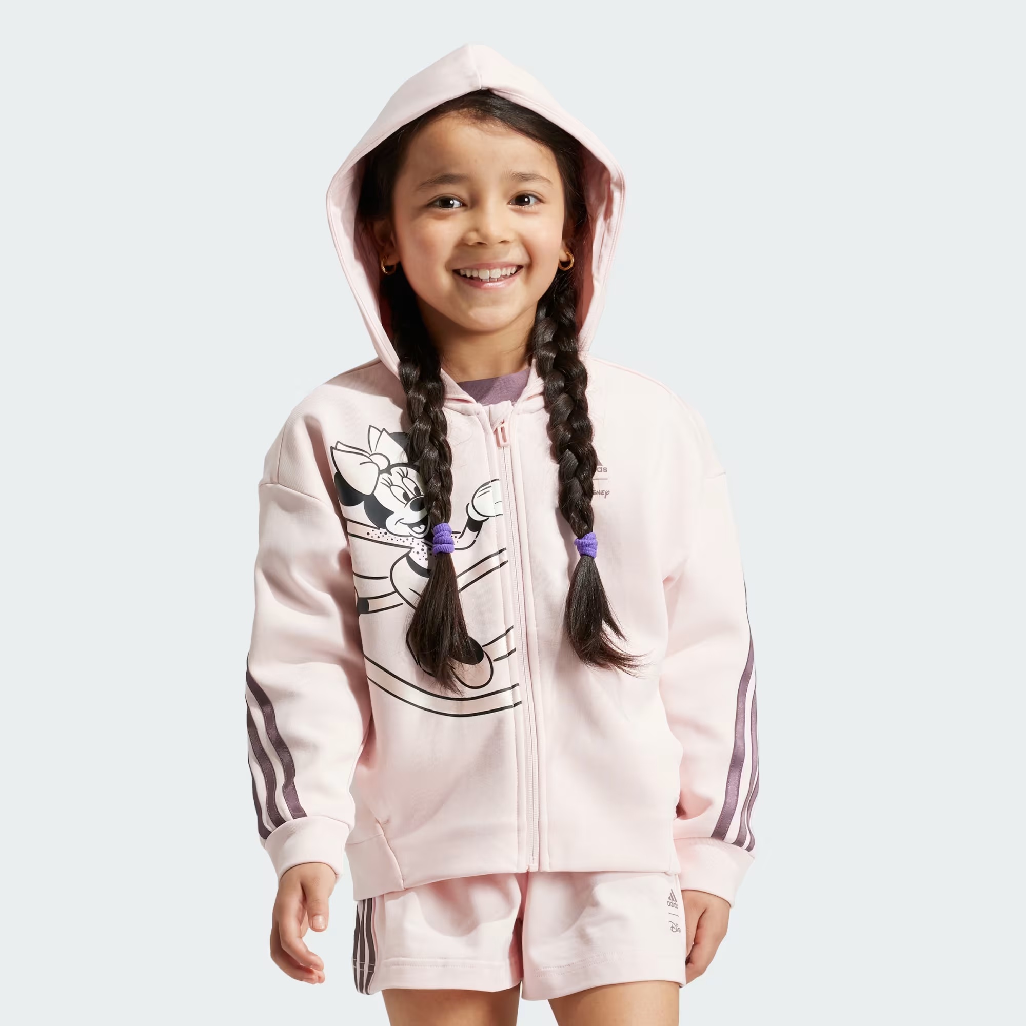 

Толстовка Adidas для девочек, IV9619, розовая AFB1, размер 128, Розовый, IV9619