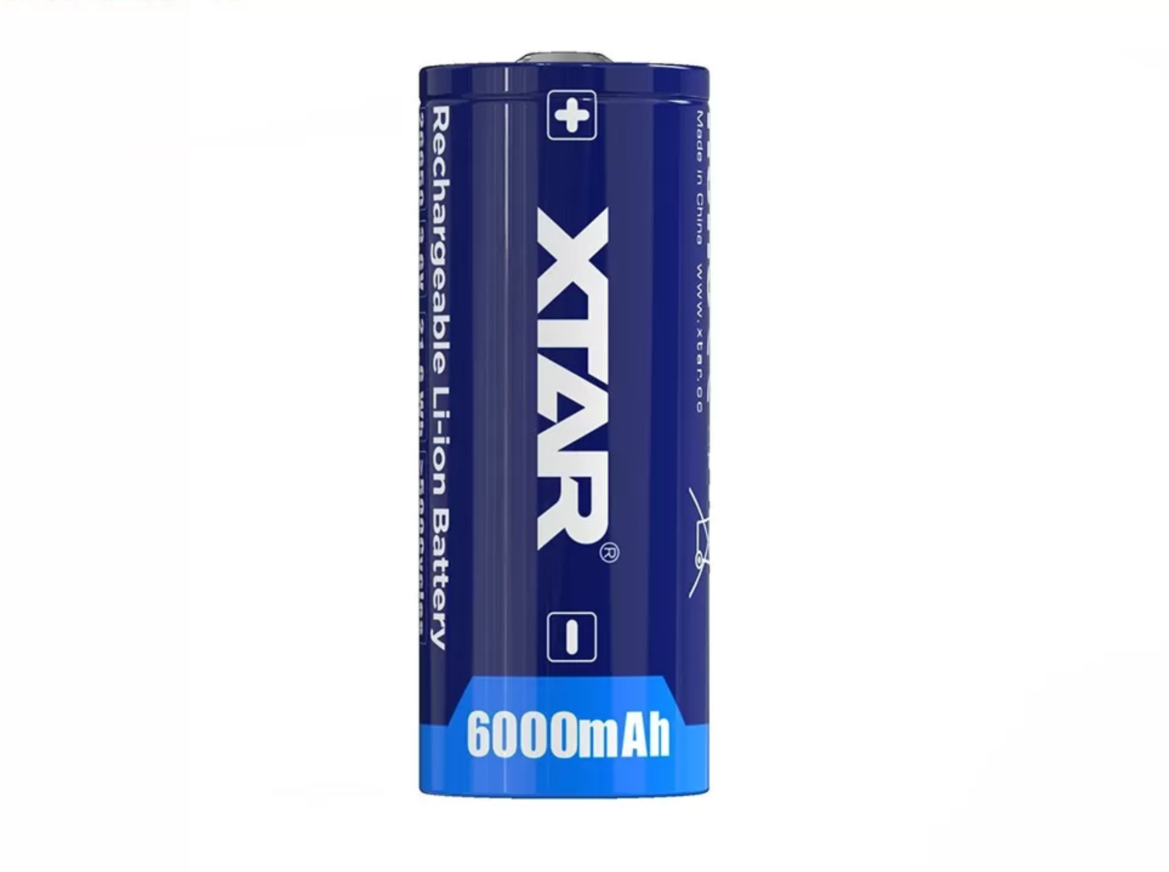 Аккумулятор Xtar 26650 3,7 В 6000 mAh 1 шт.