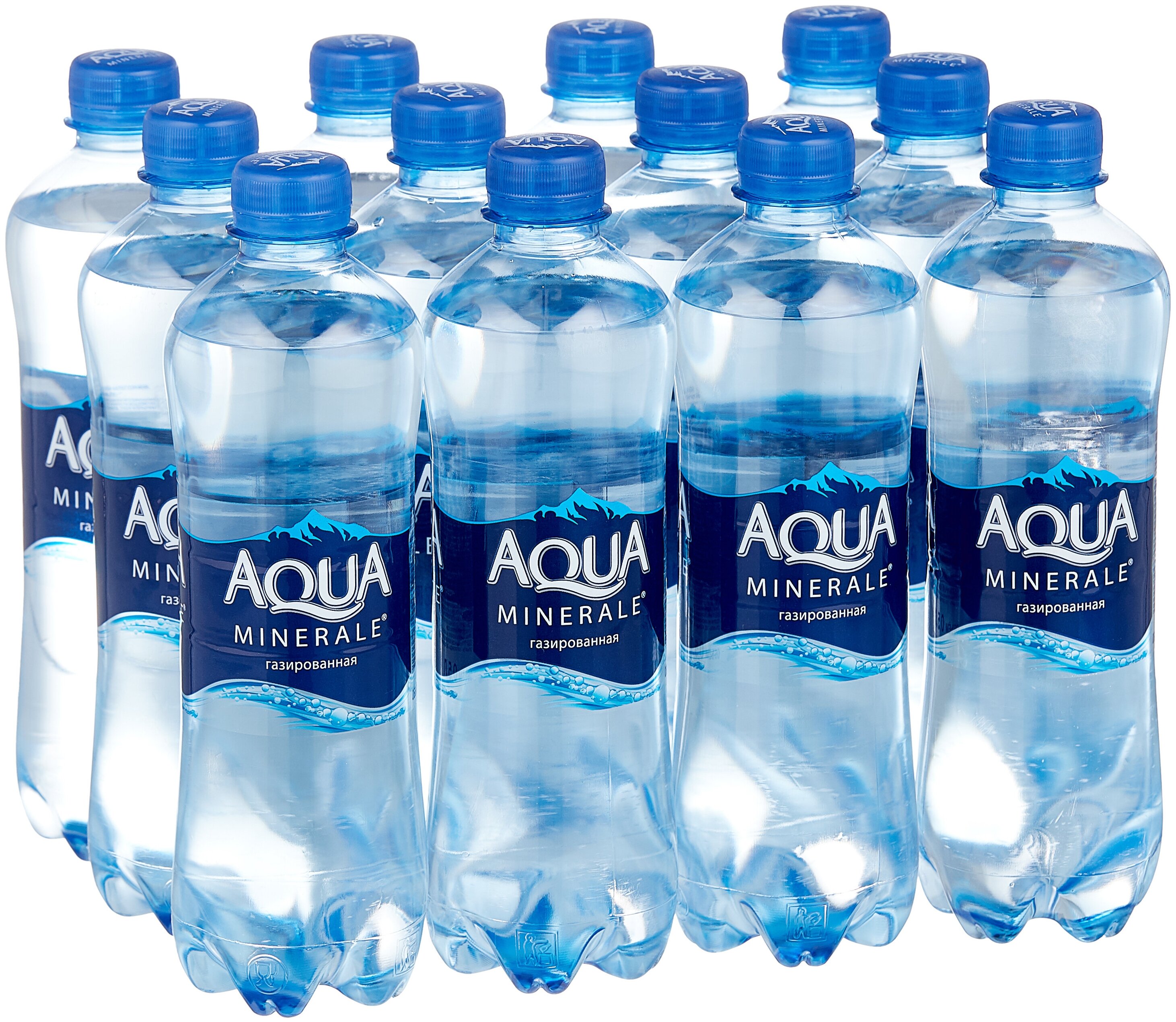 Вода питьевая Aqua Minerale газированная, 12 шт по 0,5 л