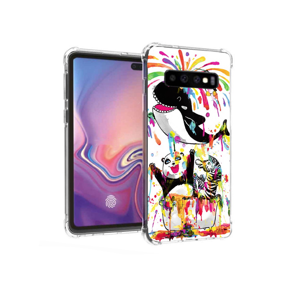 

Чехол MyPads Tocco для Samsung Galaxy S10+ Хиппи кит (PT125670.500.191), Прозрачный, Tocco