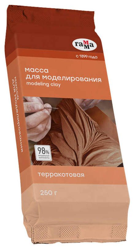

Масса для лепки Гамма Хобби терракотовая 250 г, Коричневый