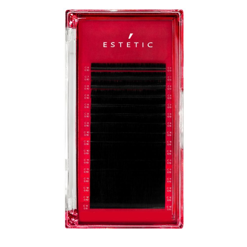 

Ресницы Le Maitre черные Estetic 16 линий D 0.07 16 mm, Черный