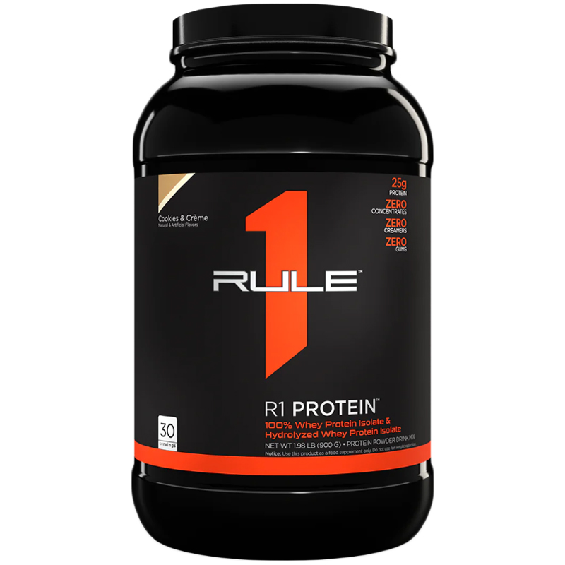 Сывороточный изолят гидролизат RULE ONE Protein, Печенье-крем, 900 г