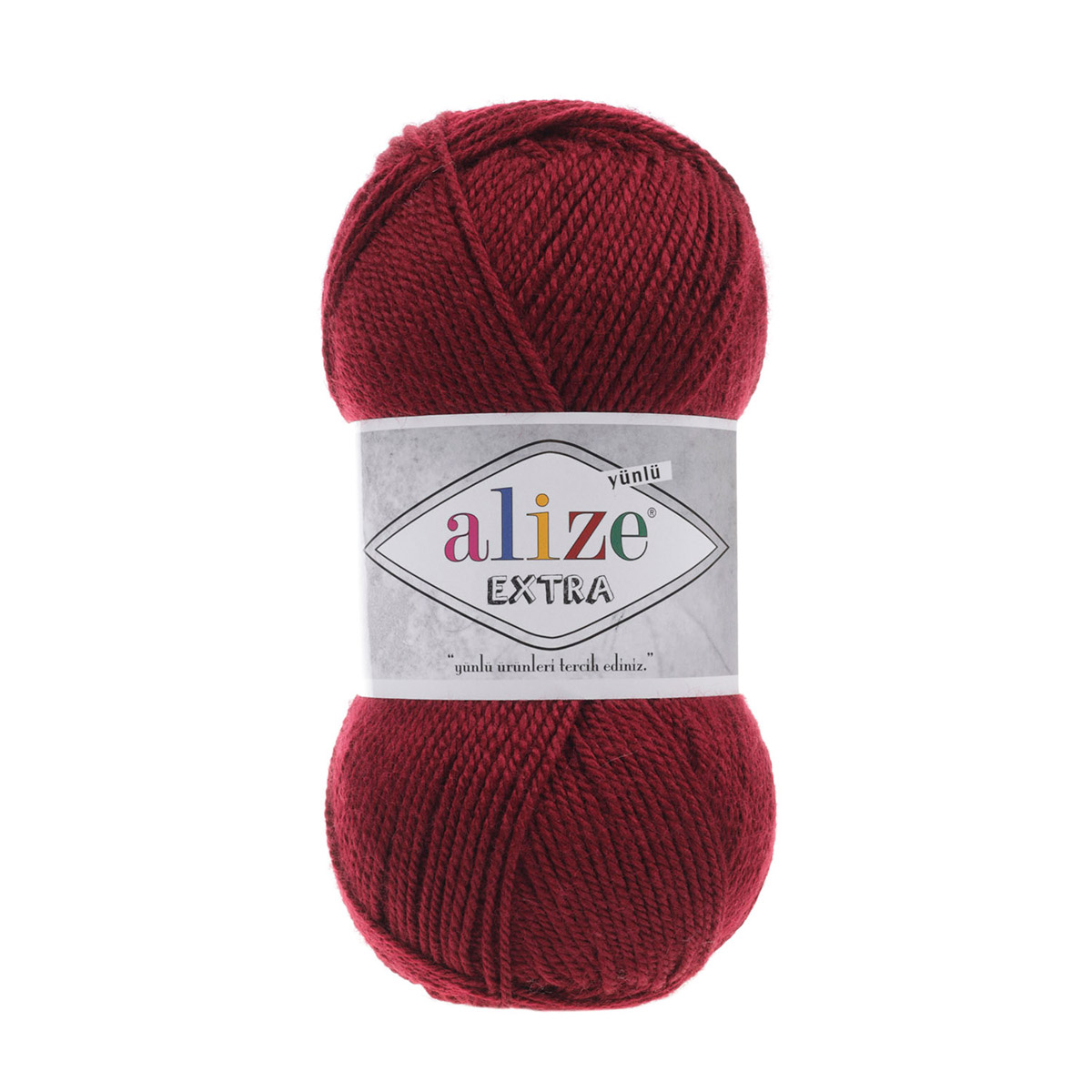 фото Пряжа alize 'extra' 100 г, 220 м (100% aкрил) (57 бордовый), 5 мотков