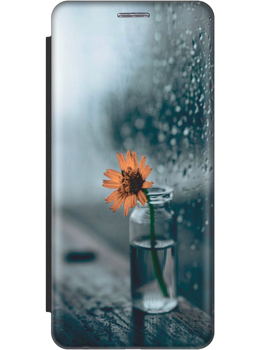 

Чехол-книжка на Realme C21Y "Осенняя меланхолия" черный, Желтый;серый, 9364