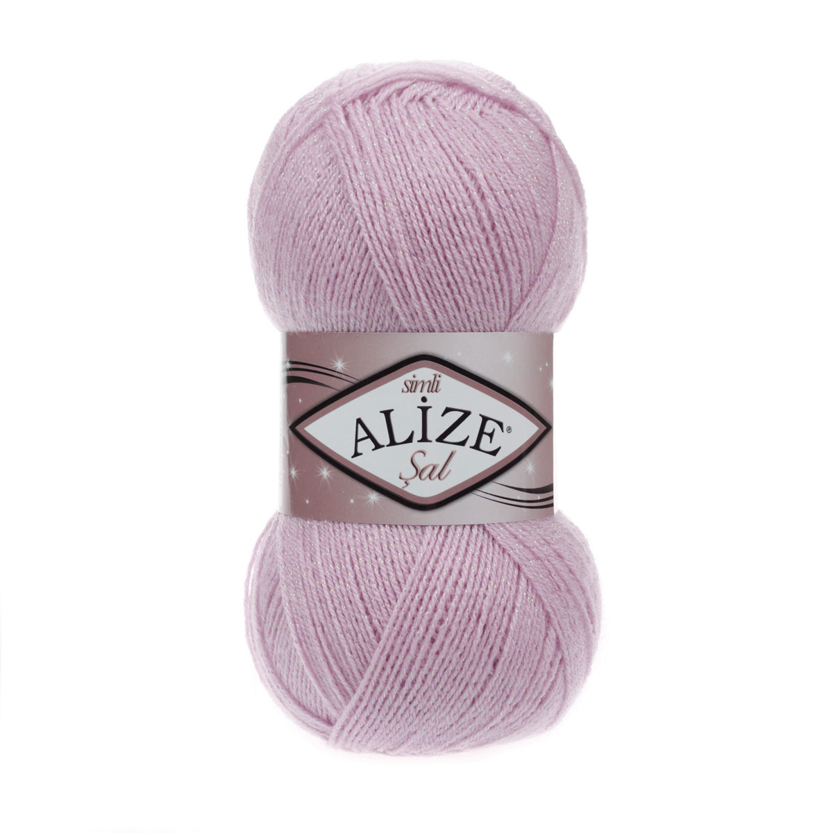 

Пряжа ALIZE 'Sal Si̇m' 100 г, 460 м (металлик, Aкрил) (27 лиловый), 5 мотков