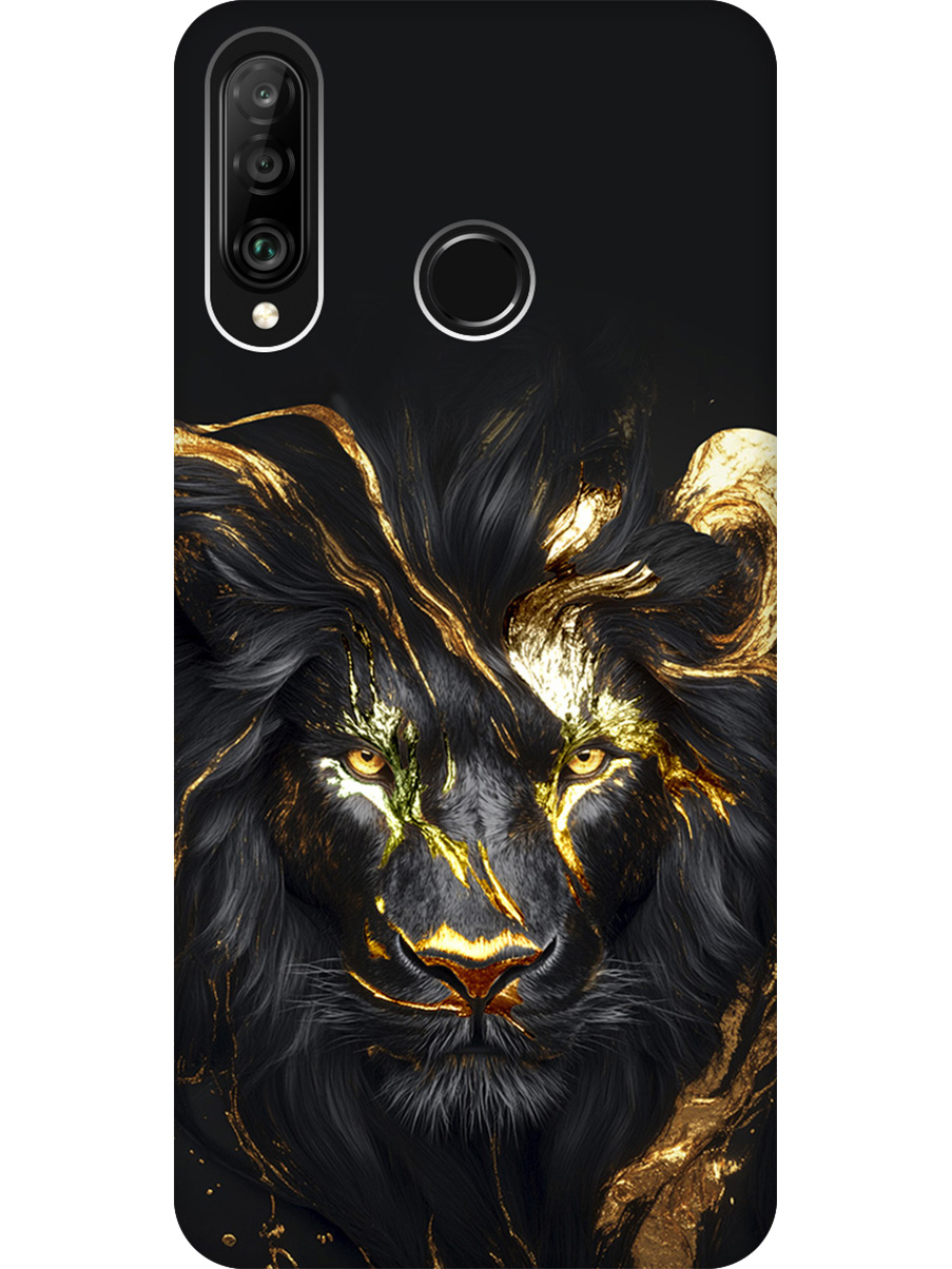 

Силиконовый чехол на Honor 20 Lite/20s, Huawei P30 Lite с принтом матовый черный 861953, Черный;золотистый, 720772013