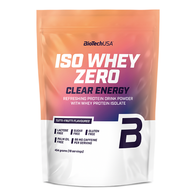 

Изолят сывороточного протеина BioTechUSA Iso Whey Zero Clear Energy 454 г, тутти-фрутти