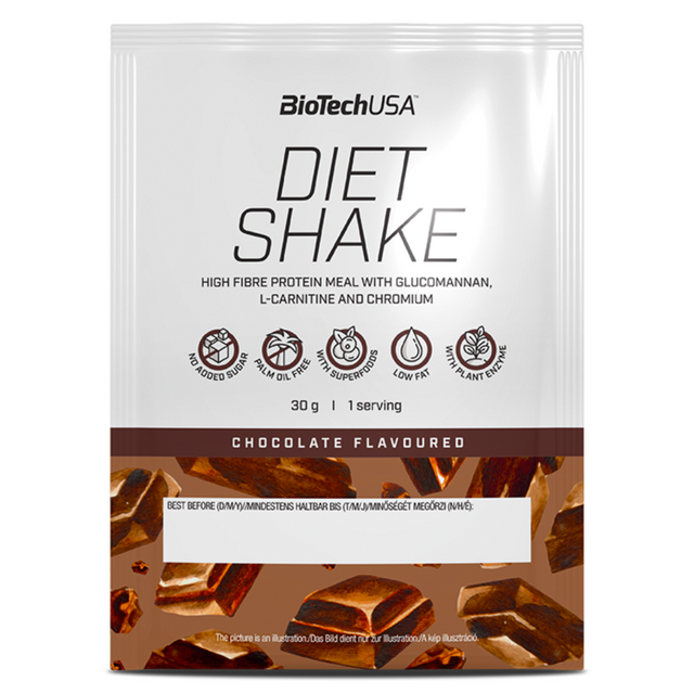 

Белковый напиток без сахара с клетчаткой BioTechUSA Diet Shake 30 г, шоколад