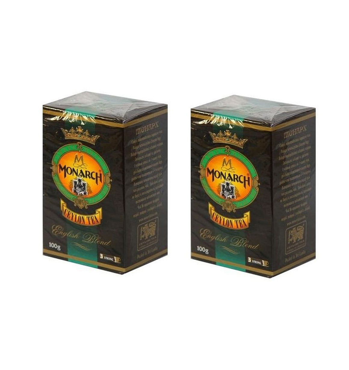 Чай черный Monarch крупнолистовой, 100 г * 2 шт