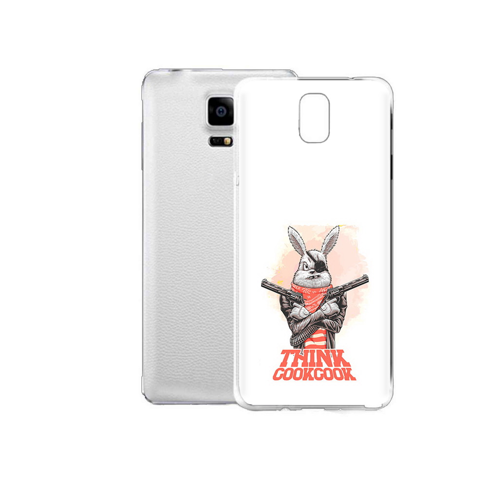 

Чехол MyPads Tocco для Samsung Galaxy Note Edge кролик пират (PT11952.563.419), Прозрачный, Tocco