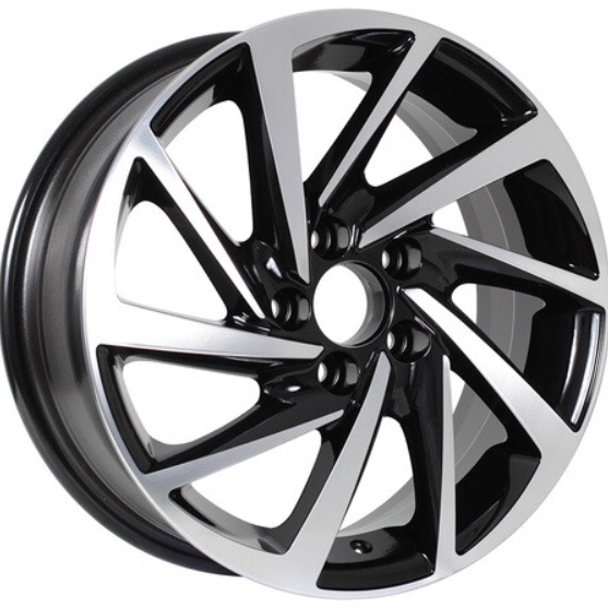 

Колесный диск KDW KD1530 R15x6 4x98 ET38 CB58.6 Black Front Polished, Черный