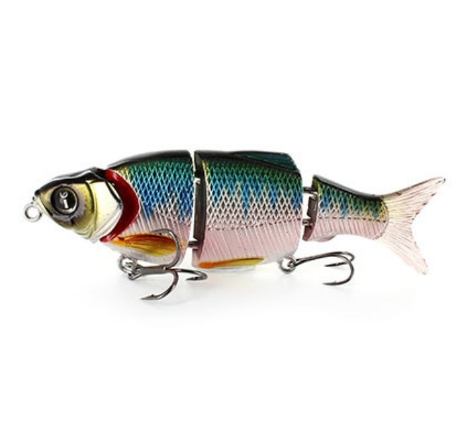 

Воблер Izumi Shad Alive 4 section white fish Slow Sinking 80 мм, 9,5 г цвет 6 SHASS08006, Shad Alive 4