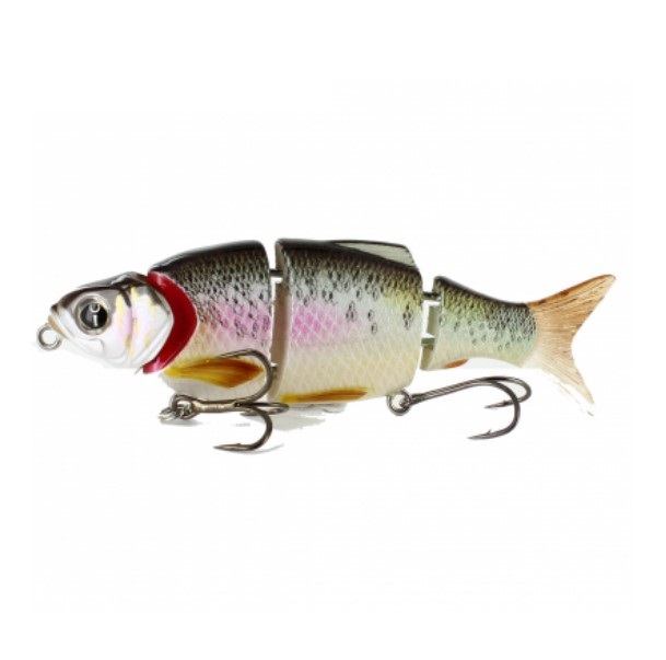 

Воблер Izumi Shad Alive 4 section white fish Slow Sinking 80 мм, 9,5 г цвет 2 SHASS08002, Shad Alive 4