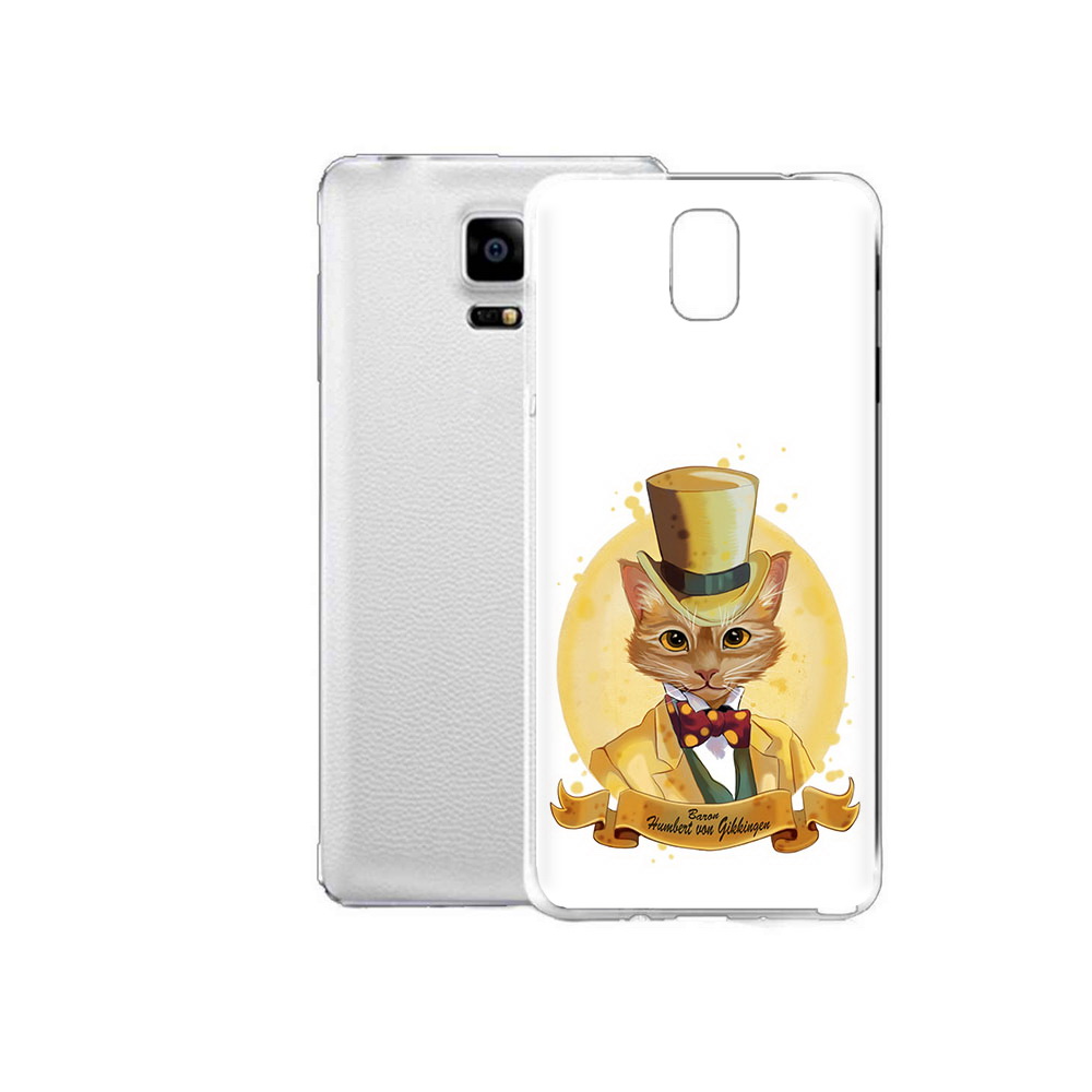 

Чехол MyPads Tocco для Samsung Galaxy Note Edge кот юрист (PT11952.563.401), Прозрачный, Tocco