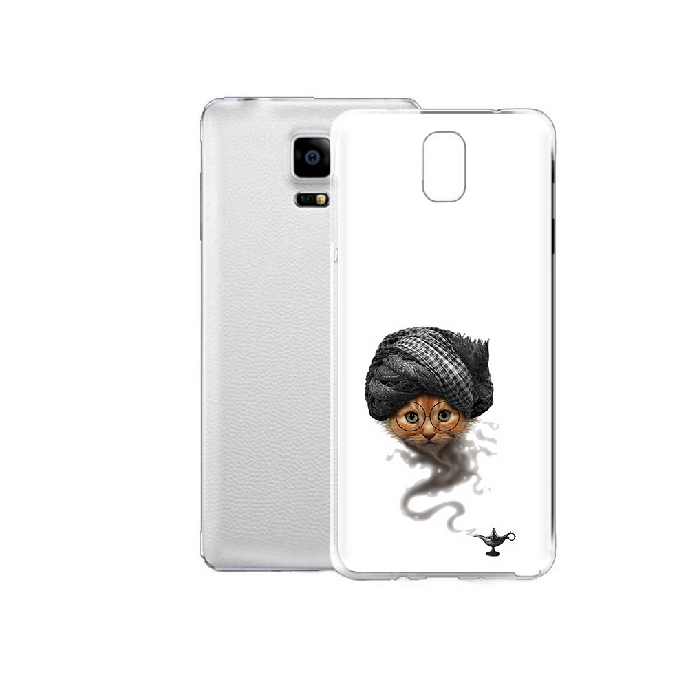 

Чехол MyPads Tocco для Samsung Galaxy Note Edge кот джин (PT11952.563.398), Прозрачный, Tocco