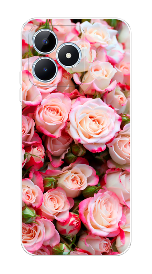 

Чехол на Realme C60 "Много роз", Розовый, 2516550-1