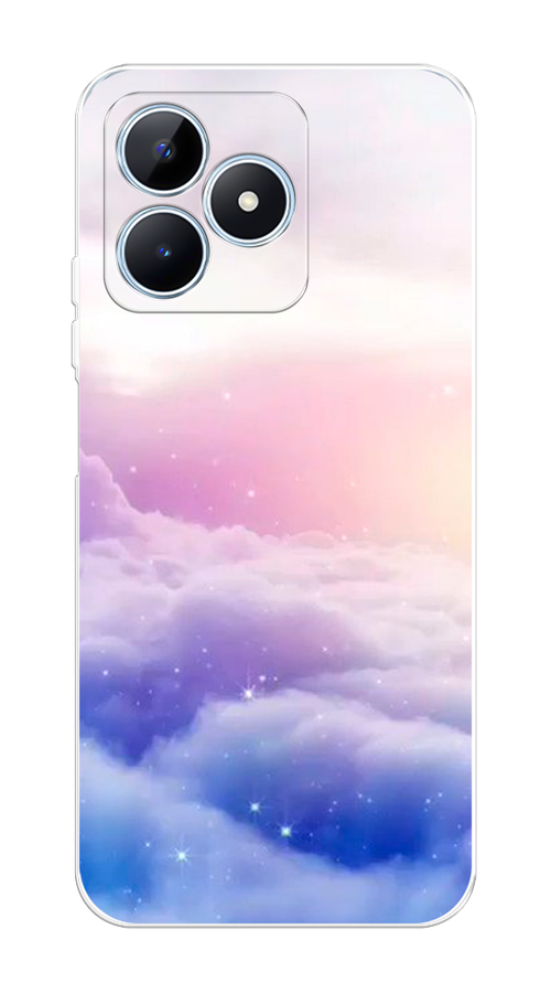 

Чехол на Realme C60 "Небеса", Голубой;белый;розовый, 2516550-1