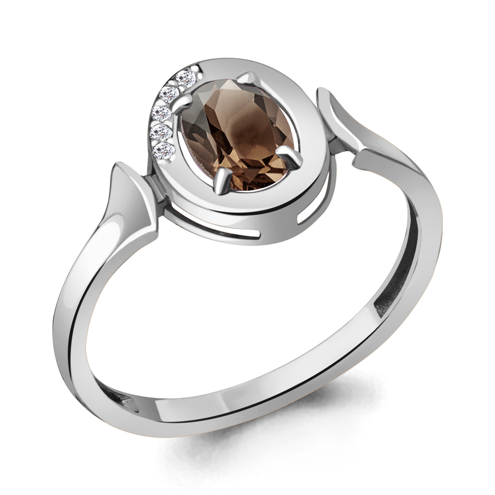 

Кольцо из серебра с кварцем Aquamarine Aquamarine 6942101А_925_р р. 17,5, 6942101А_925_р