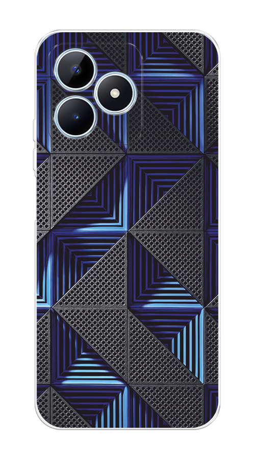 

Чехол на Realme C60 "IBM", Серый;синий, 2516550-1