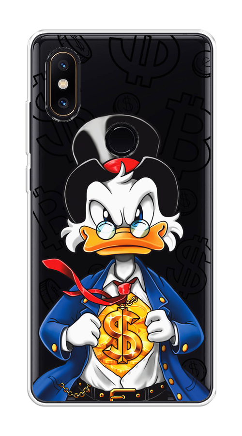 

Чехол на Xiaomi Mi Mix 2S "Scrooge Goldman", Черный;белый;синий, 33450-1