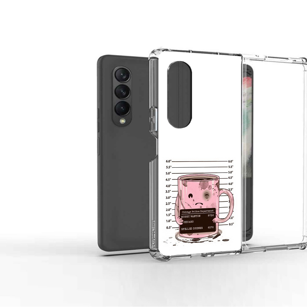 

Чехол MyPads Tocco для Samsung Galaxy Z Fold 3 кружка, Прозрачный, Tocco