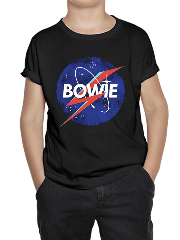 фото Футболка д/мальч. dreamshirts studio дэвид боуи / david bowie наса / nasa цв. черный р.158