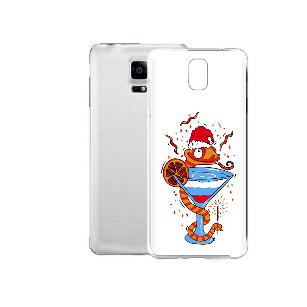 

Чехол MyPads Tocco для Samsung Galaxy Note Edge змейка (PT11952.563.364), Прозрачный, Tocco