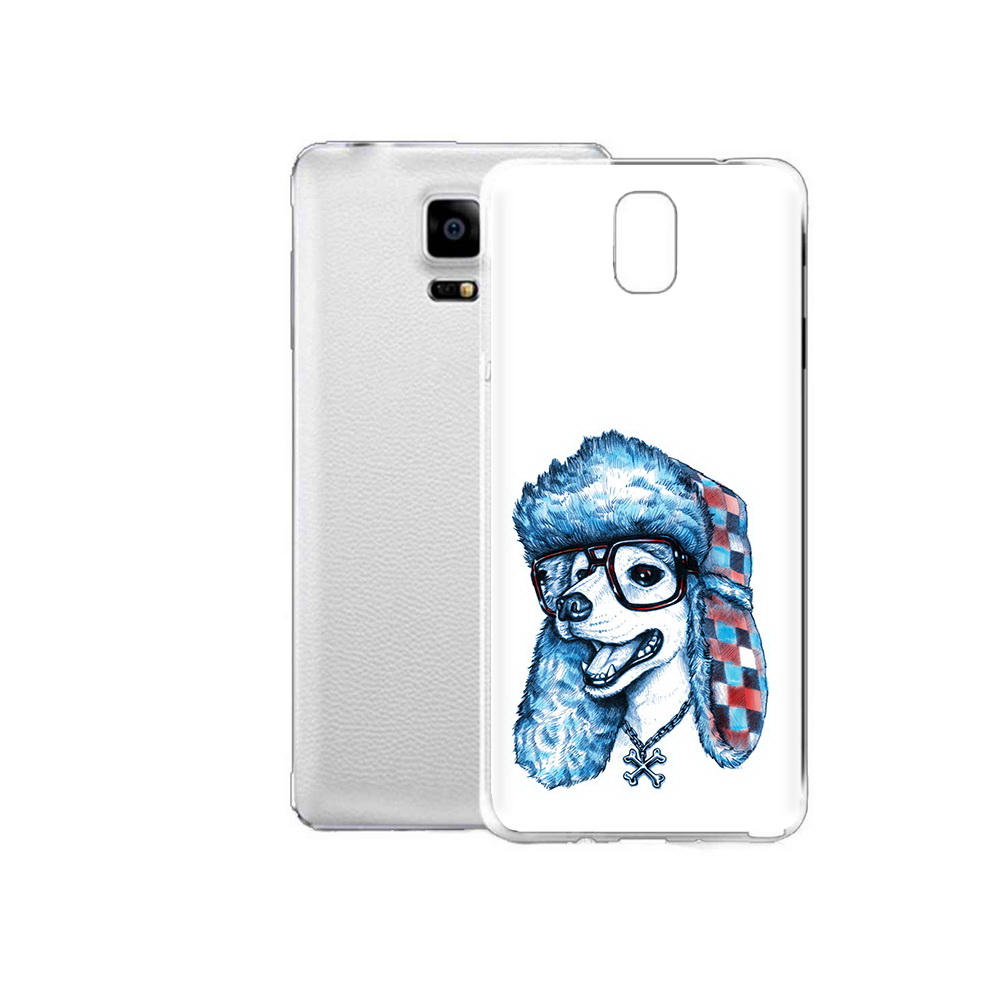 Чехол MyPads Tocco для Samsung Galaxy Note Edge зимний пес (PT11952.563.362)