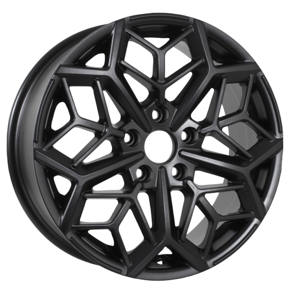 Колесный диск KDW KD1710 R17x7 5x114.3 ET50 CB66.1 Matt Black Painted