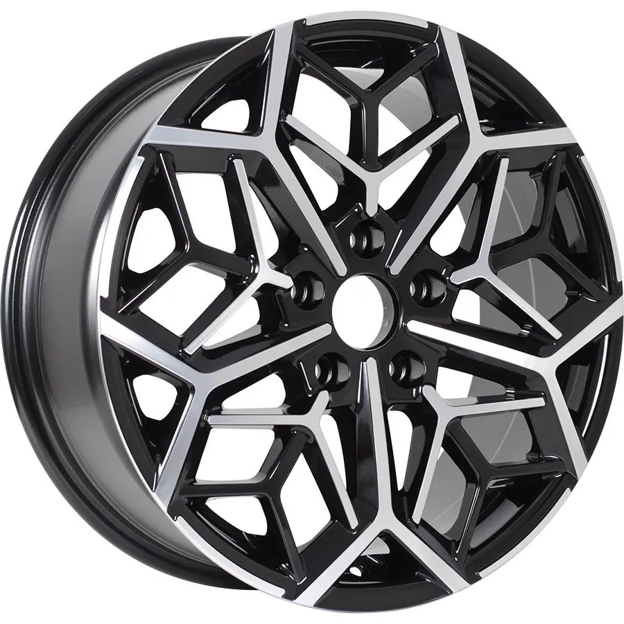 

Колесный диск KDW KD1710 R17x7 5x108 ET50 CB63.4 Black Front Polished, Черный