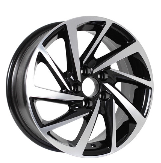 

Колесный диск KDW KD1530 R15x6 5x100 ET38 CB57.1 Black Front Polished