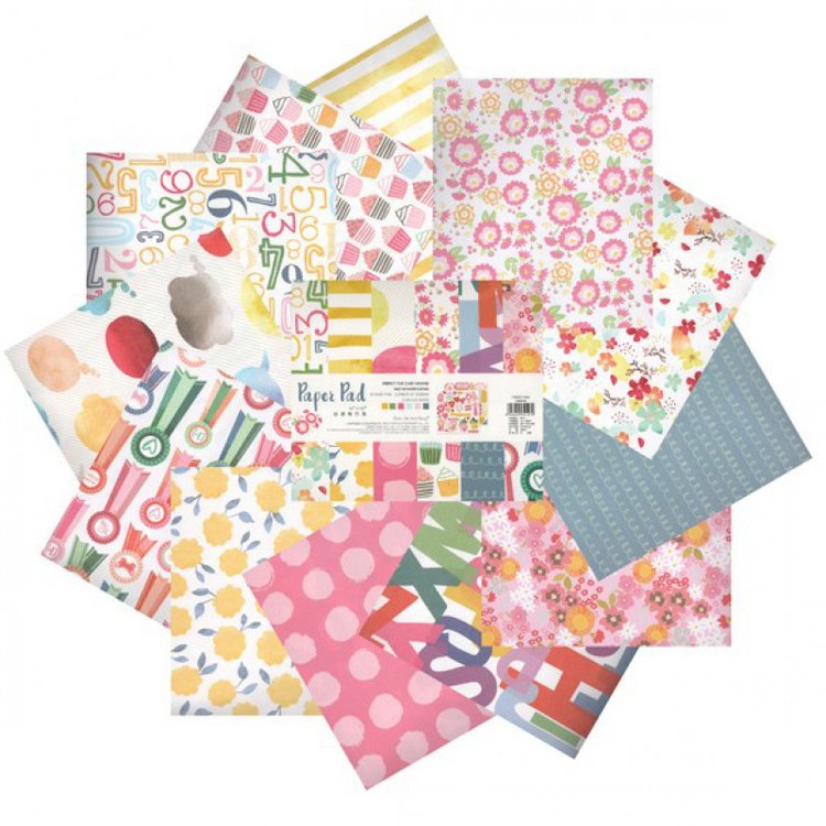 

Набор бумаги Белоснежка Цветной калейдоскоп, Желтый;розовый