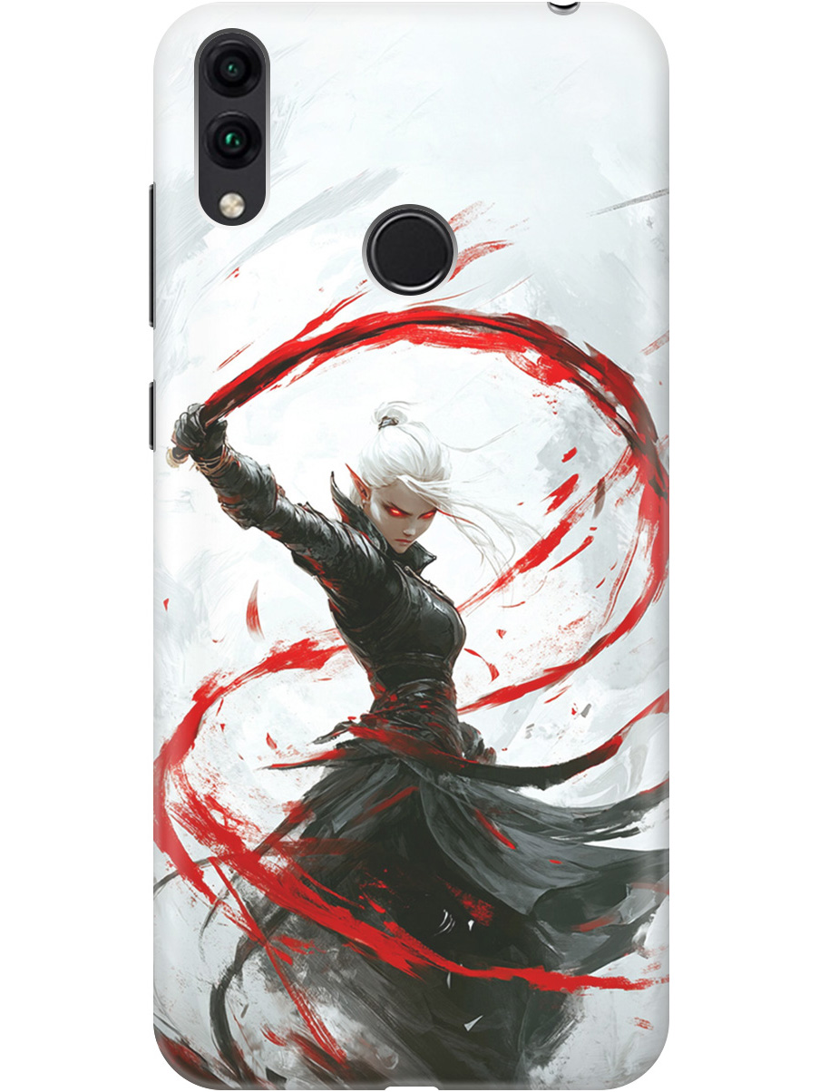

Силиконовый чехол на Honor 8C с принтом "Эльфийка", Прозрачный;белый;красный;черный, 719708885