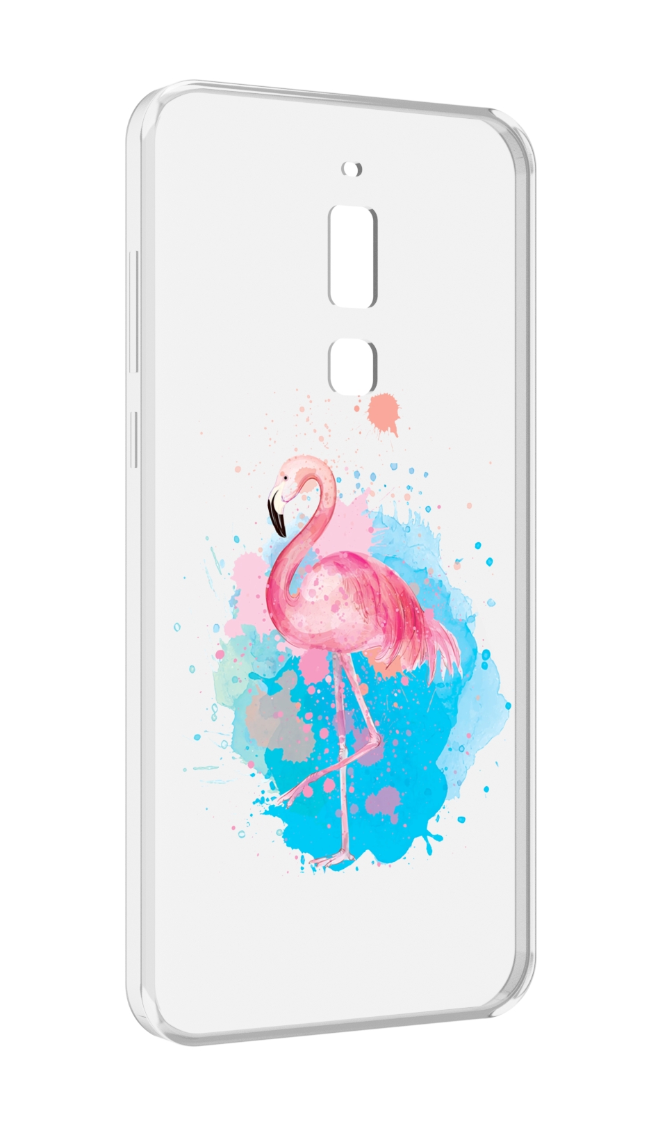 

Чехол MyPads акварельное-фламинго для Meizu M6T, Прозрачный, Tocco