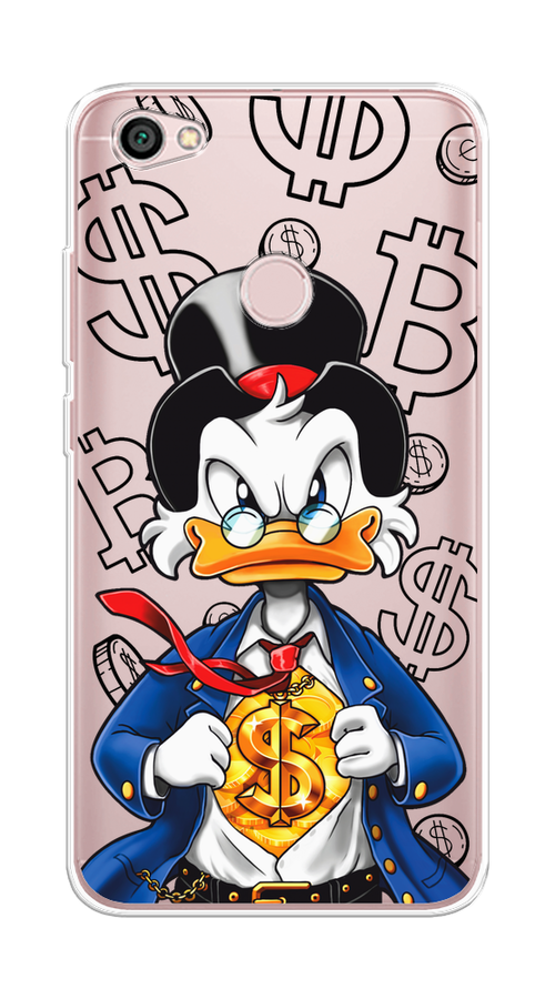 

Чехол на Xiaomi Redmi Note 5A Prime "Scrooge Goldman", Черный;белый;синий, 32950-1