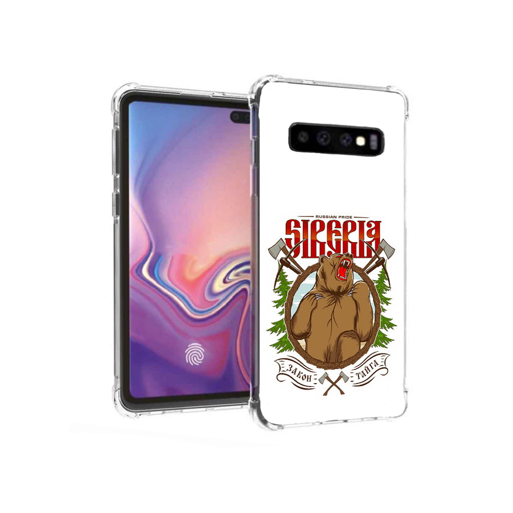 

Чехол MyPads Tocco для Samsung Galaxy S10+ Тайга (PT125670.500.168), Прозрачный, Tocco