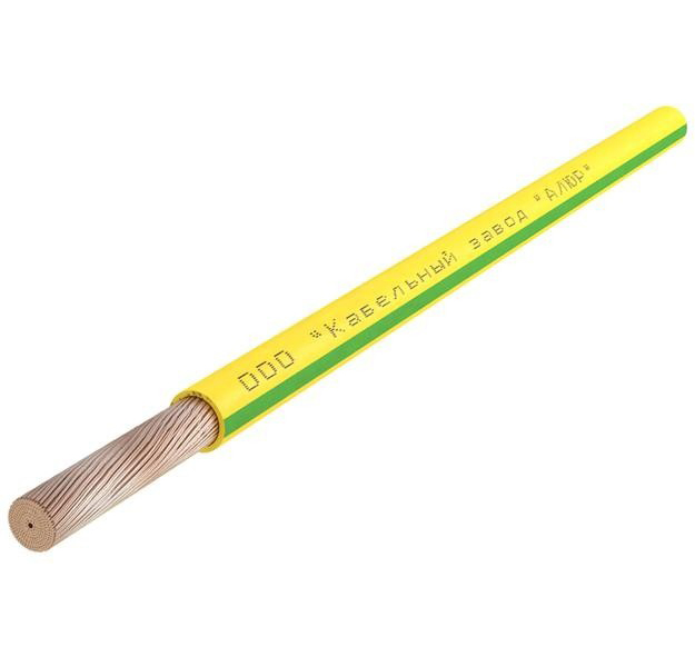 

Провод ПуГВнг(А)-LS 1х1 Ж/З (бухта) (м) АЛЮР 00-00010926