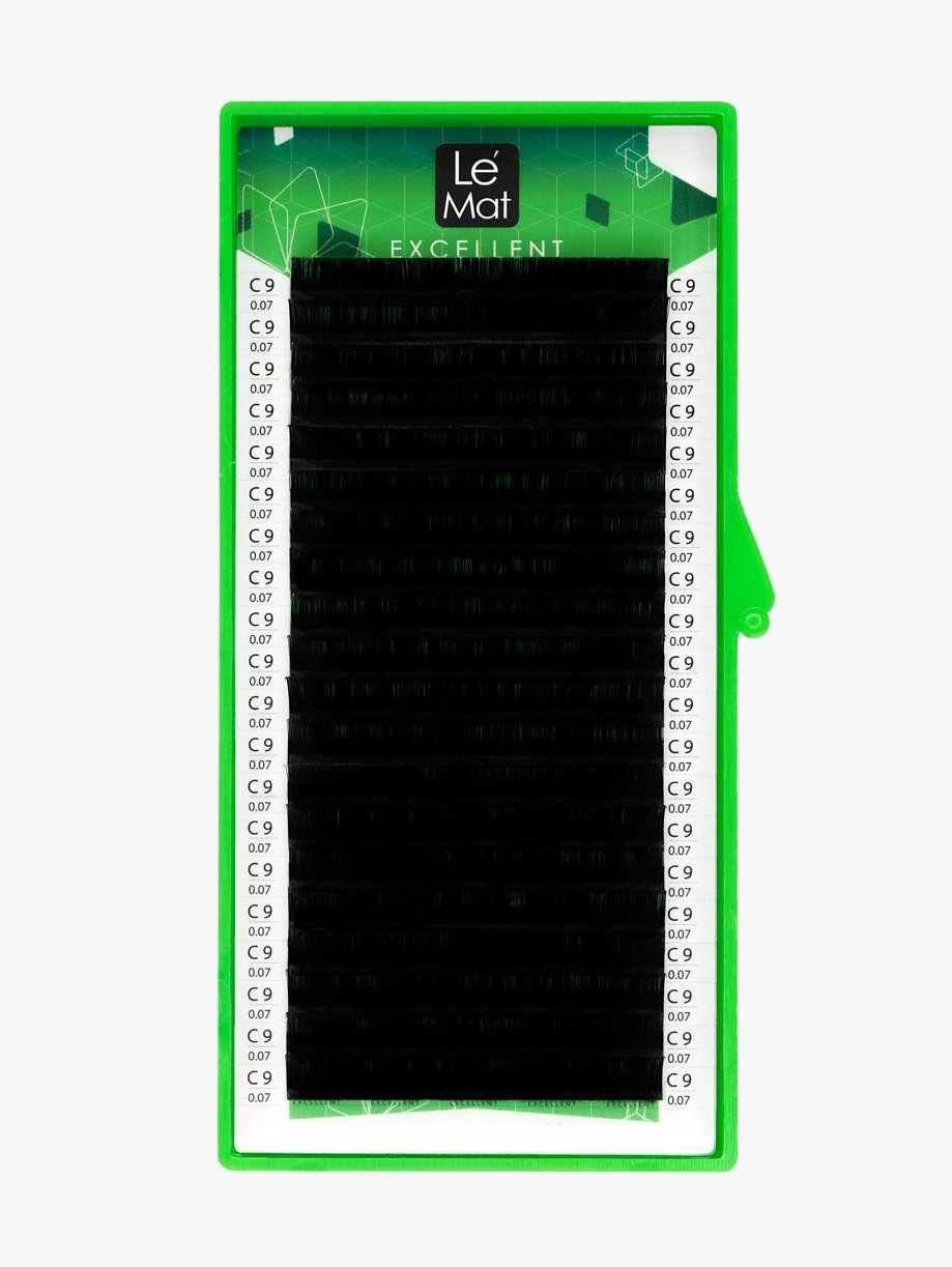 

Ресницы Le Maitre черные Excellent 20 линий D 0.12 MIX 8-12 mm, Черный