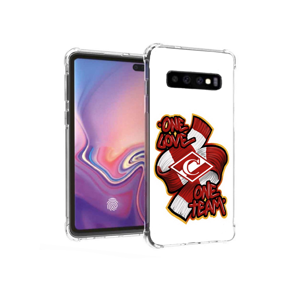 

Чехол MyPads Tocco для Samsung Galaxy S10+ Одна любовь-Спартак (PT125670.500.126), Прозрачный, Tocco