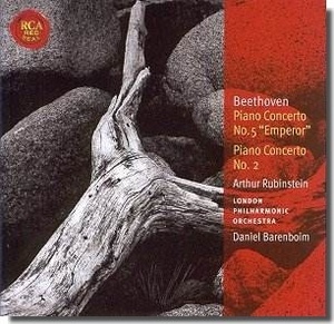 Beethoven: Piano Concertos Nos 5 & 2. Rubinstein