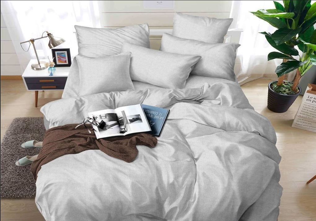 фото Комплект постельного белья мако-сатин, csseuro-50/140, 100% хлопок, серый sweet sleep factory