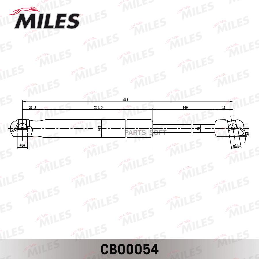 

Упор Газовый Крышки Багажника Hyundai Tucson 04- Miles арт. CB00054