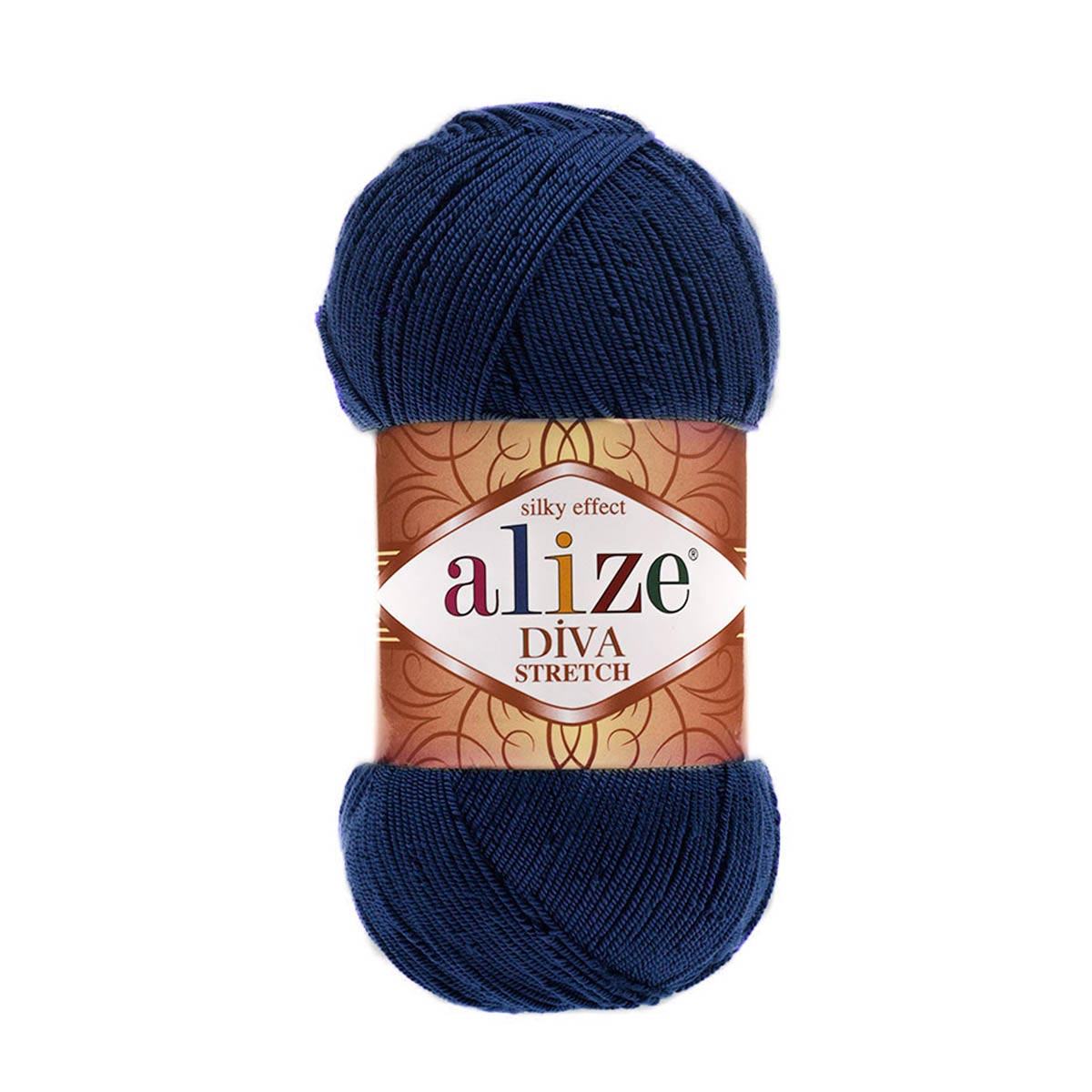 

Пряжа ALIZE 'Diva stretch' 100 г, 400 м (микроакрил, эластик) (361 Тёмно-синий), 5 мотков