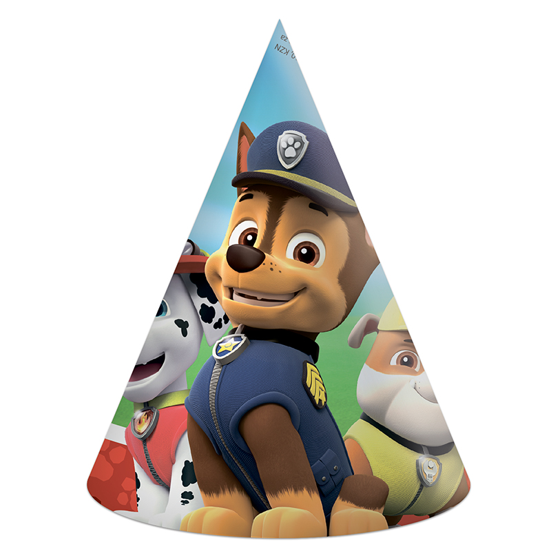 

Колпаки для карнавала Procos Paw Patrol 6 шт, Разноцветный