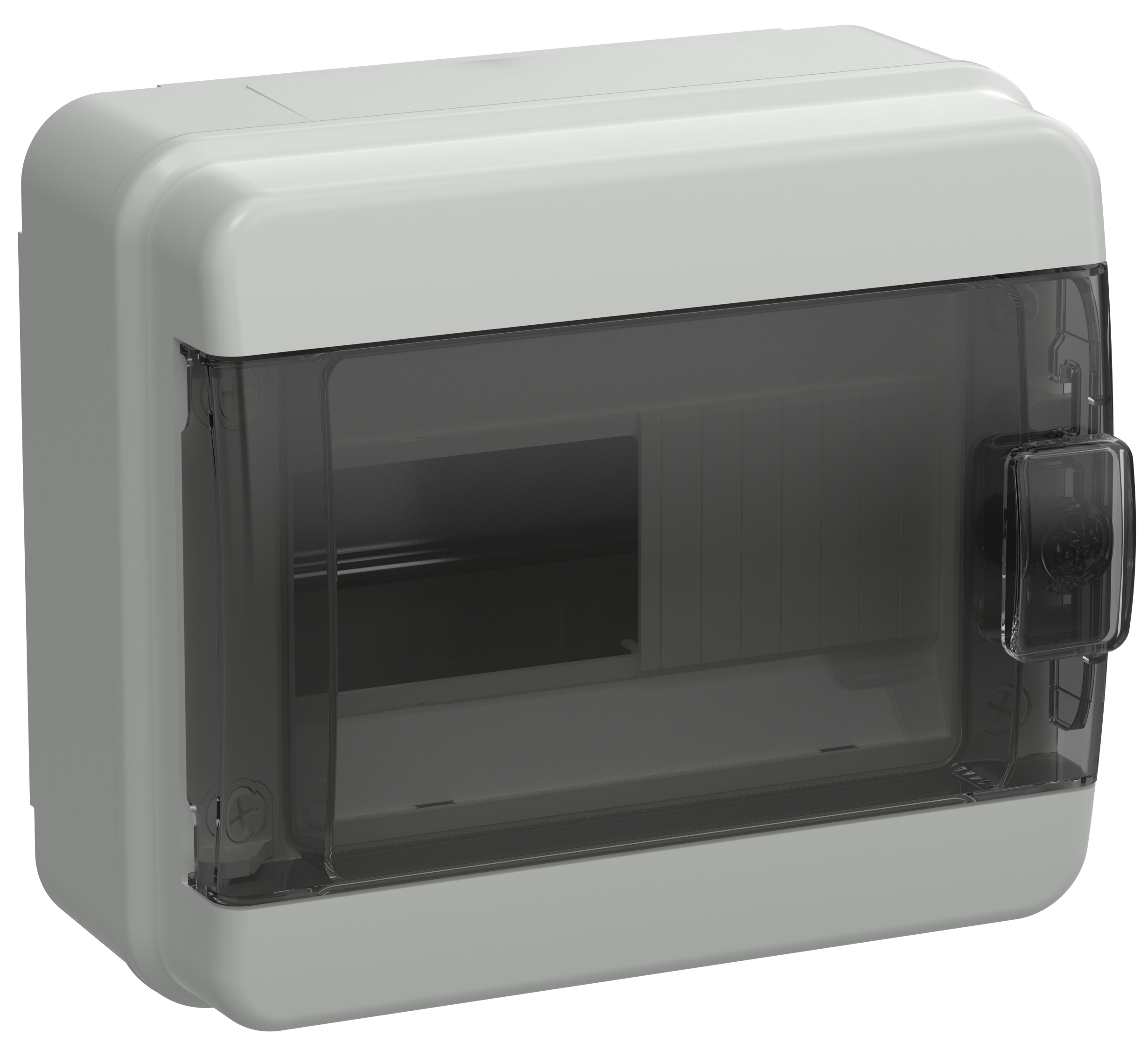 

TEKFOR Корпус пластиковый КМПн-8 IP65 черная прозрачная дверь IEK