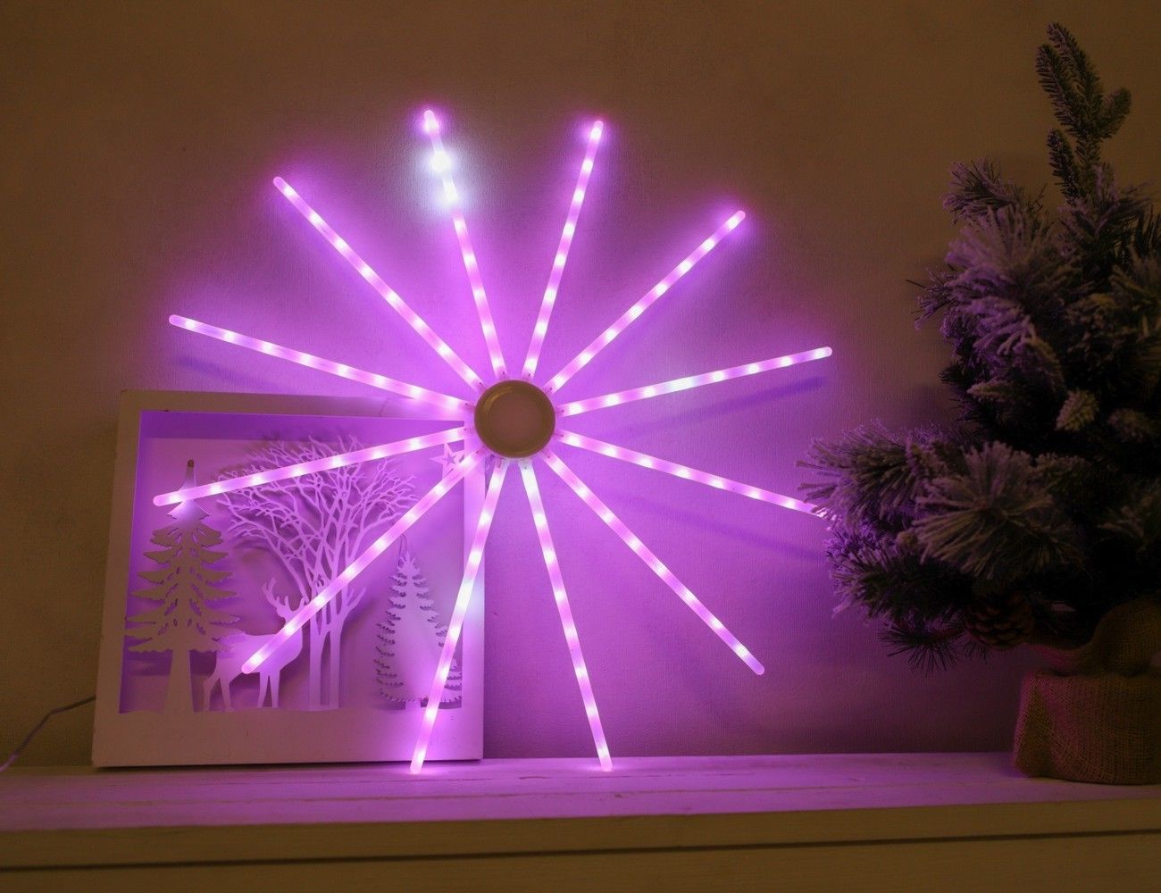 Светодиодная фигура ЗВЕЗДНЫЙ ТАНЕЦ, 70 см, 96 RGB LED-огней, IP20, Serpantin