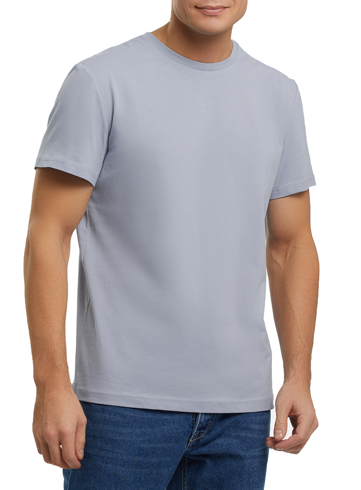 

Футболка мужская oodji 5L641001M синяя 2XL, 5L641001M