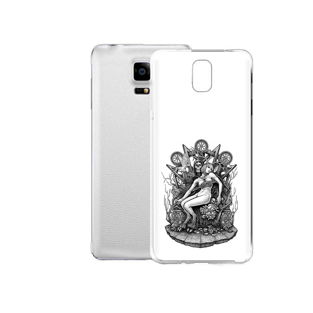 

Чехол MyPads Tocco для Samsung Galaxy Note Edge девушка на троне (PT11952.563.309), Прозрачный, Tocco
