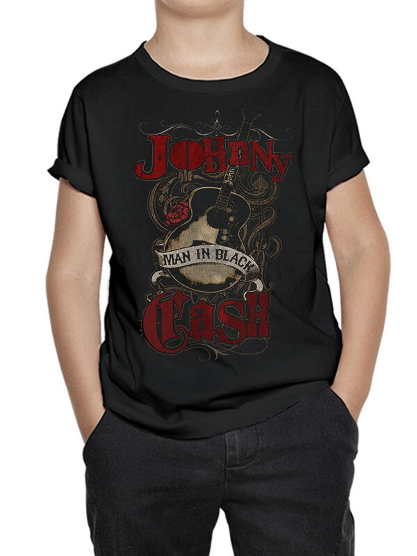 фото Футболка д/мальч. dreamshirts studio джонни кэш / johnny cash д цв. черный р.158